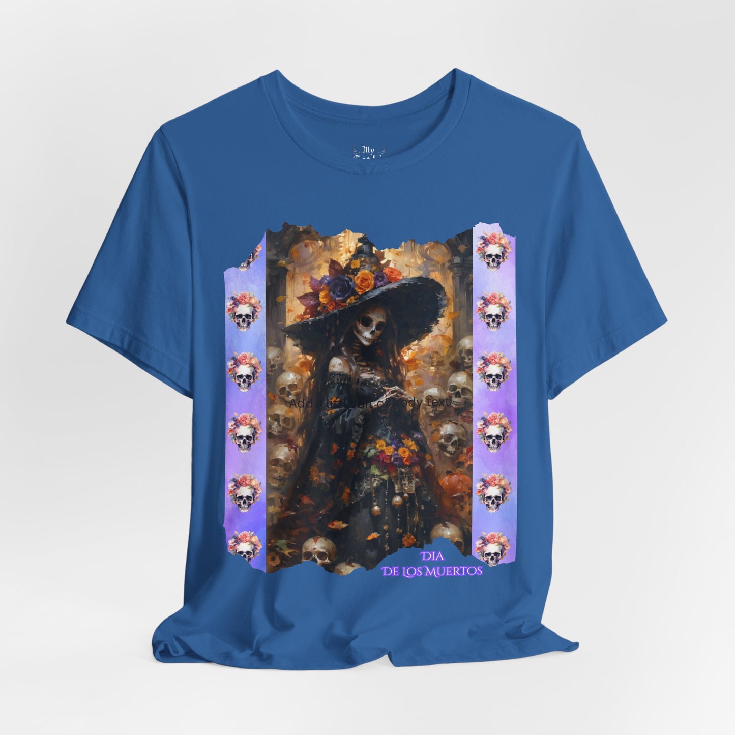 My Gothic Girl Dia De Los Muertos Graphic Tee – Gothic Streetwear, Whimsy Goth, Dark Poetry Alt Fashion