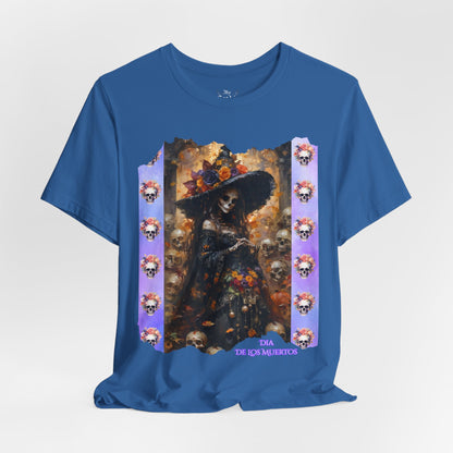 My Gothic Girl Dia De Los Muertos Graphic Tee – Gothic Streetwear, Whimsy Goth, Dark Poetry Alt Fashion