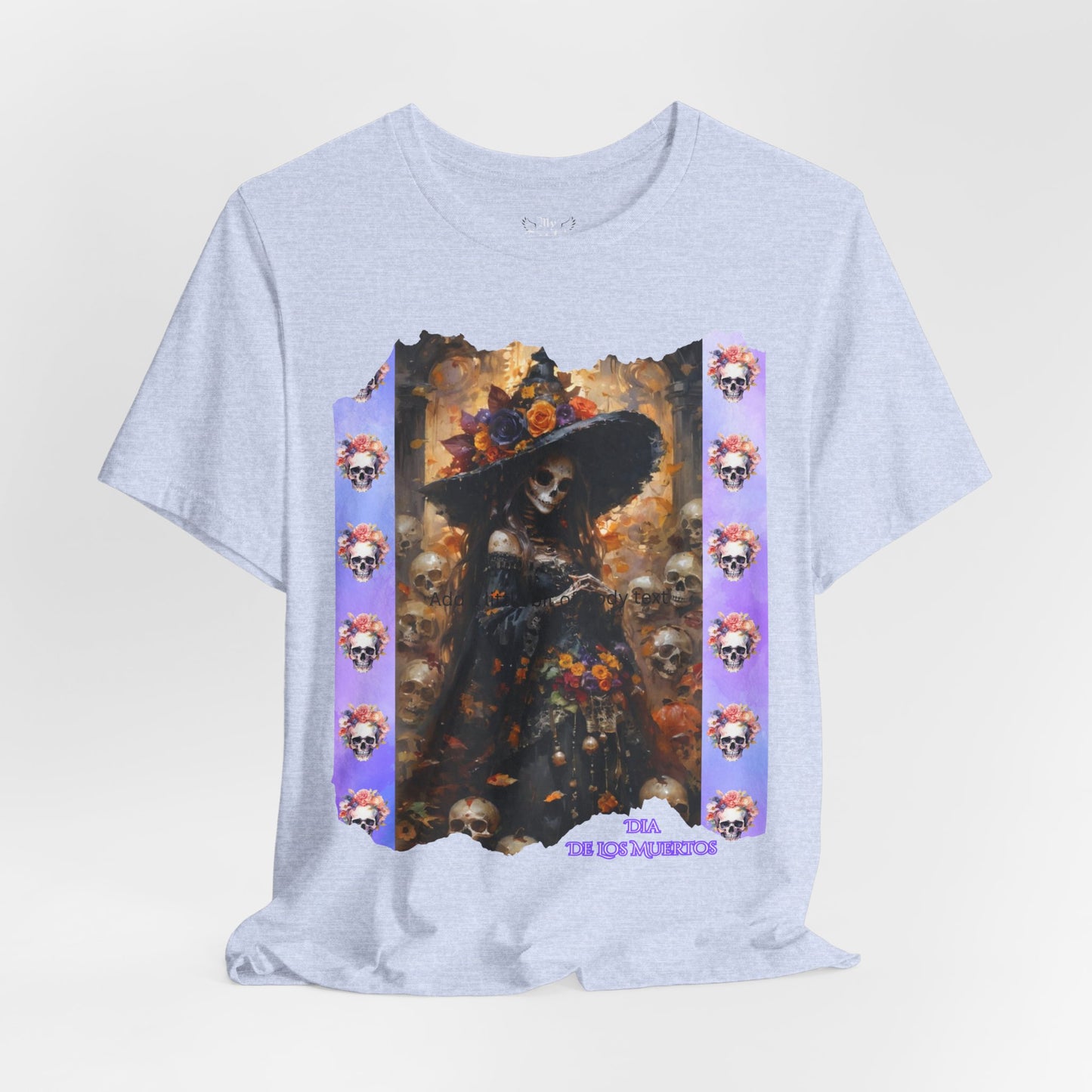 My Gothic Girl Dia De Los Muertos Graphic Tee – Gothic Streetwear, Whimsy Goth, Dark Poetry Alt Fashion