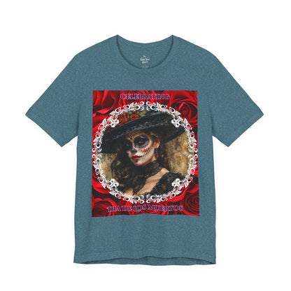 My Gothic Girl Dia De Los Muertos Graphic Tee – Gothic Streetwear, Whimsy Goth, Dark Poetry Alt Fashion