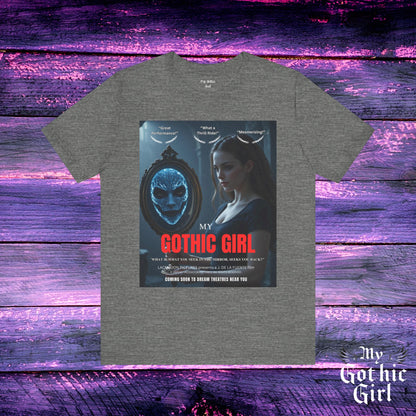 My Gothic Girl "Movie Poster" Graphic Tee – Gothic Streetwear, Whimsy Goth, Dark Poetry Alt Fashion