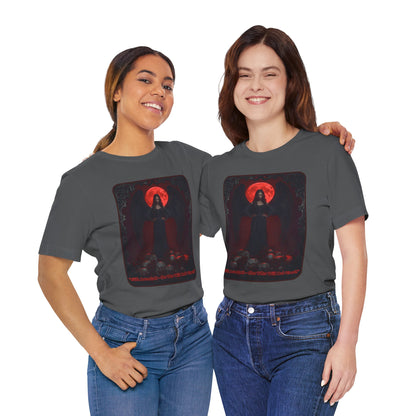“Lilith Ascendant — She Who Will Not Kneel.” Graphic T-Shirt – Alt Aesthetic Poetic Goth Street-wear