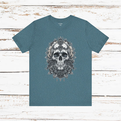 Gothic Skull Elegance T-Shirt