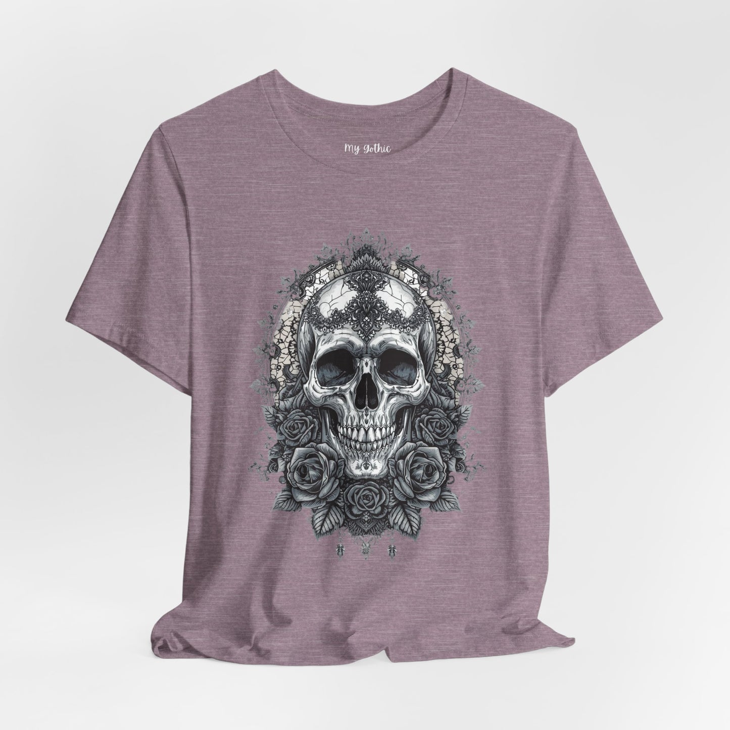 Gothic Skull Elegance T-Shirt
