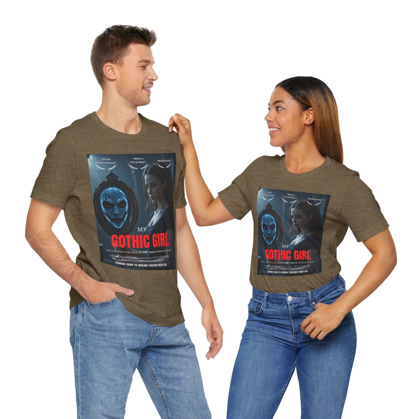 My Gothic Girl "Movie Poster" Graphic Tee – Gothic Streetwear, Whimsy Goth, Dark Poetry Alt Fashion