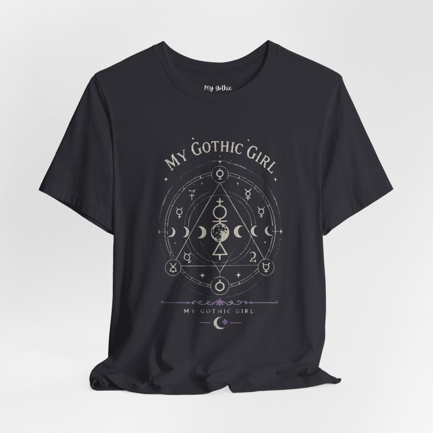 My Gothic Girl "The Alchemist" Gothic Design Short Sleeve T Shirt