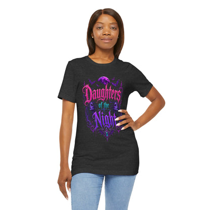 Daughters of the Night Tee — Gothic Vampire Moon Graphic T-Shirt