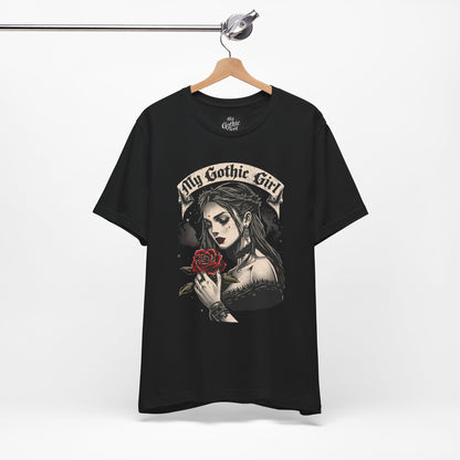 My Gothic Girl - Dark Rose Queen Graphic T Shirt