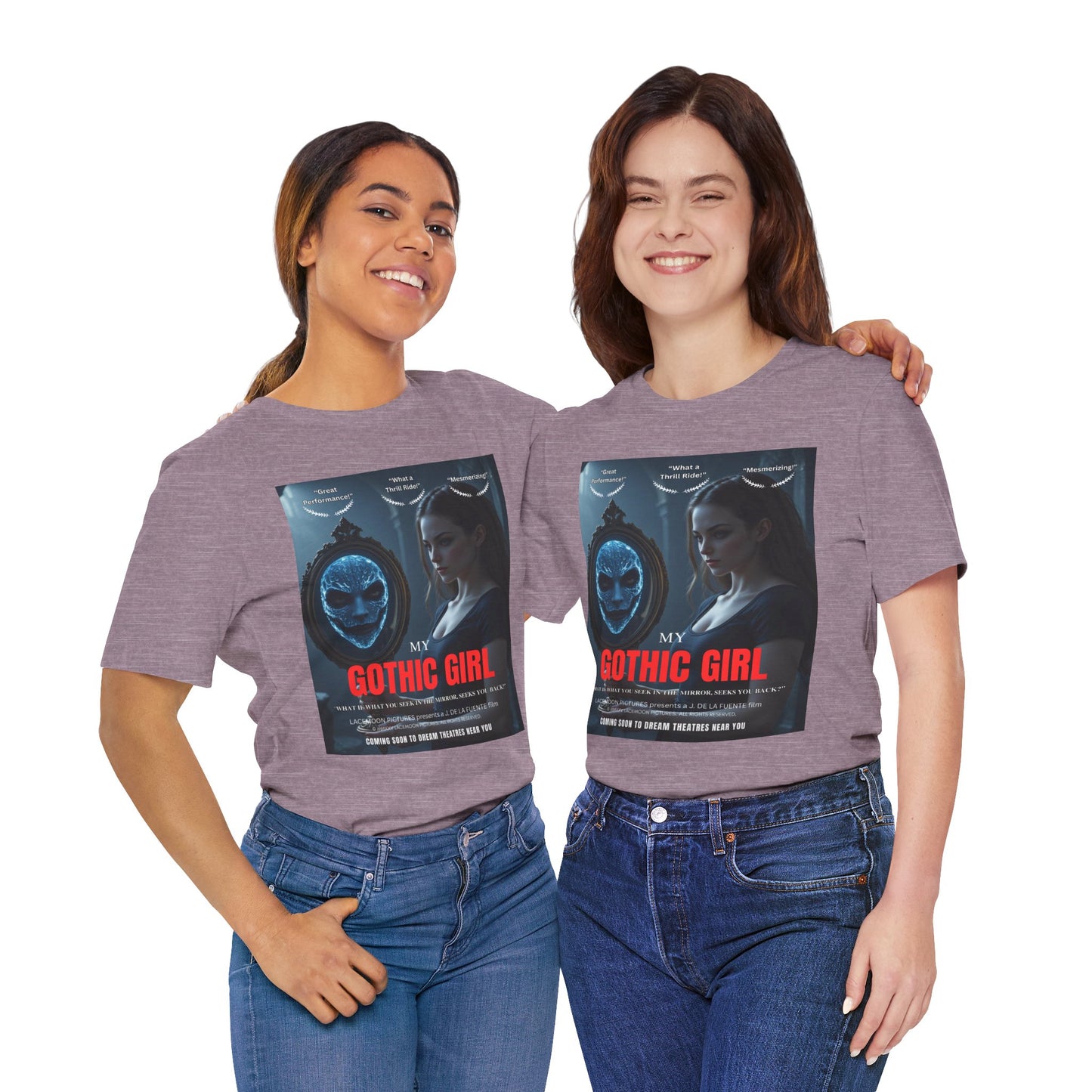 My Gothic Girl "Movie Poster" Graphic Tee – Gothic Streetwear, Whimsy Goth, Dark Poetry Alt Fashion