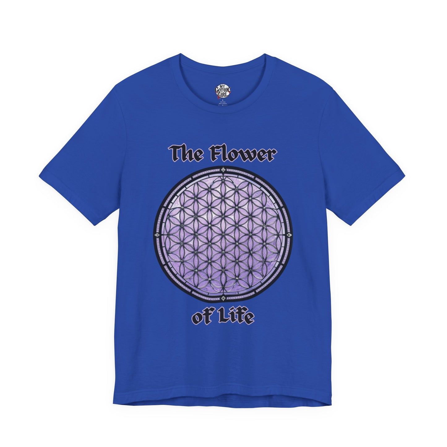 "The Flower of Life"  Gothic Graphic T-Shirt – Alt Aesthetic Poetic Goth Street-wear