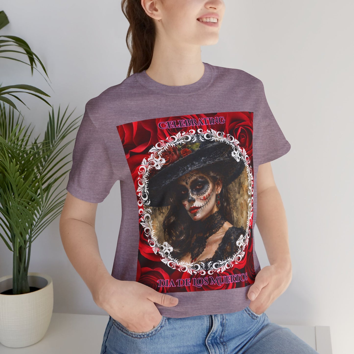 My Gothic Girl Dia De Los Muertos Graphic Tee – Gothic Streetwear, Whimsy Goth, Dark Poetry Alt Fashion