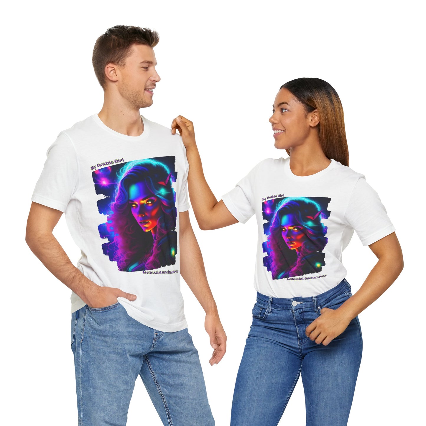 Celestial Enchantress Poetic Goth Graphic Tee – My Gothic Girl