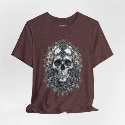 Gothic Skull Elegance T-Shirt