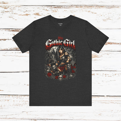 My Gothic Girl - Skater Girl Short Sleeve T Shirt