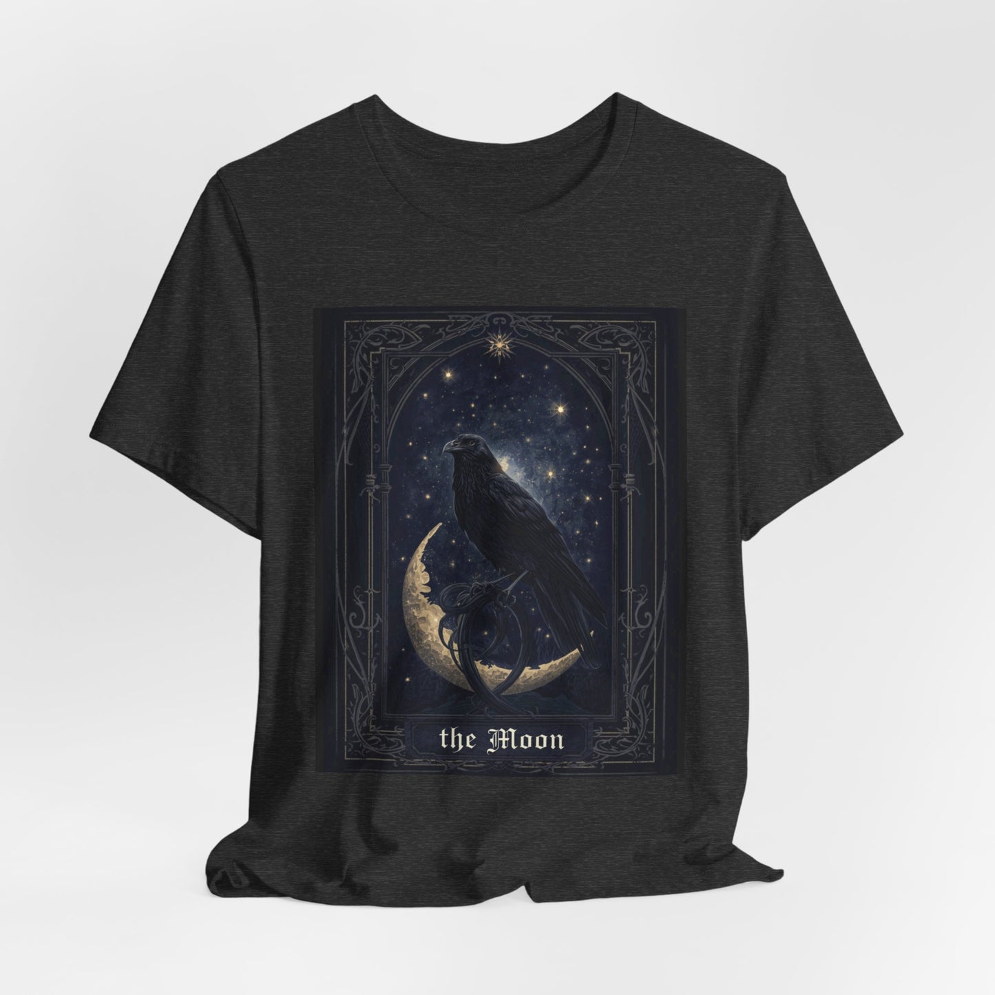 My Gothic Girl "Raven Moon" Graphic T-Shirt Unisex Gothic Dark Fashion Casual Wear