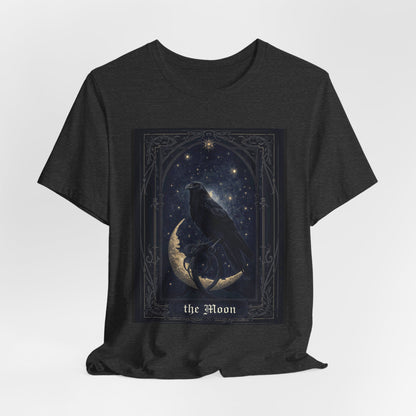 My Gothic Girl "Raven Moon" Graphic T-Shirt Unisex Gothic Dark Fashion Casual Wear