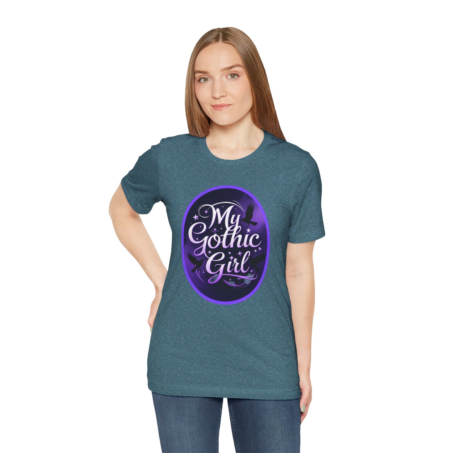My Gothic Girl Poetic Goth Graphic Tee – Dark Alt Aesthetic Streetwear Fashion