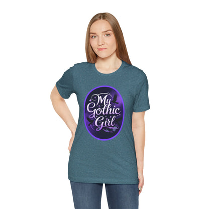My Gothic Girl Poetic Goth Graphic Tee – Dark Alt Aesthetic Streetwear Fashion