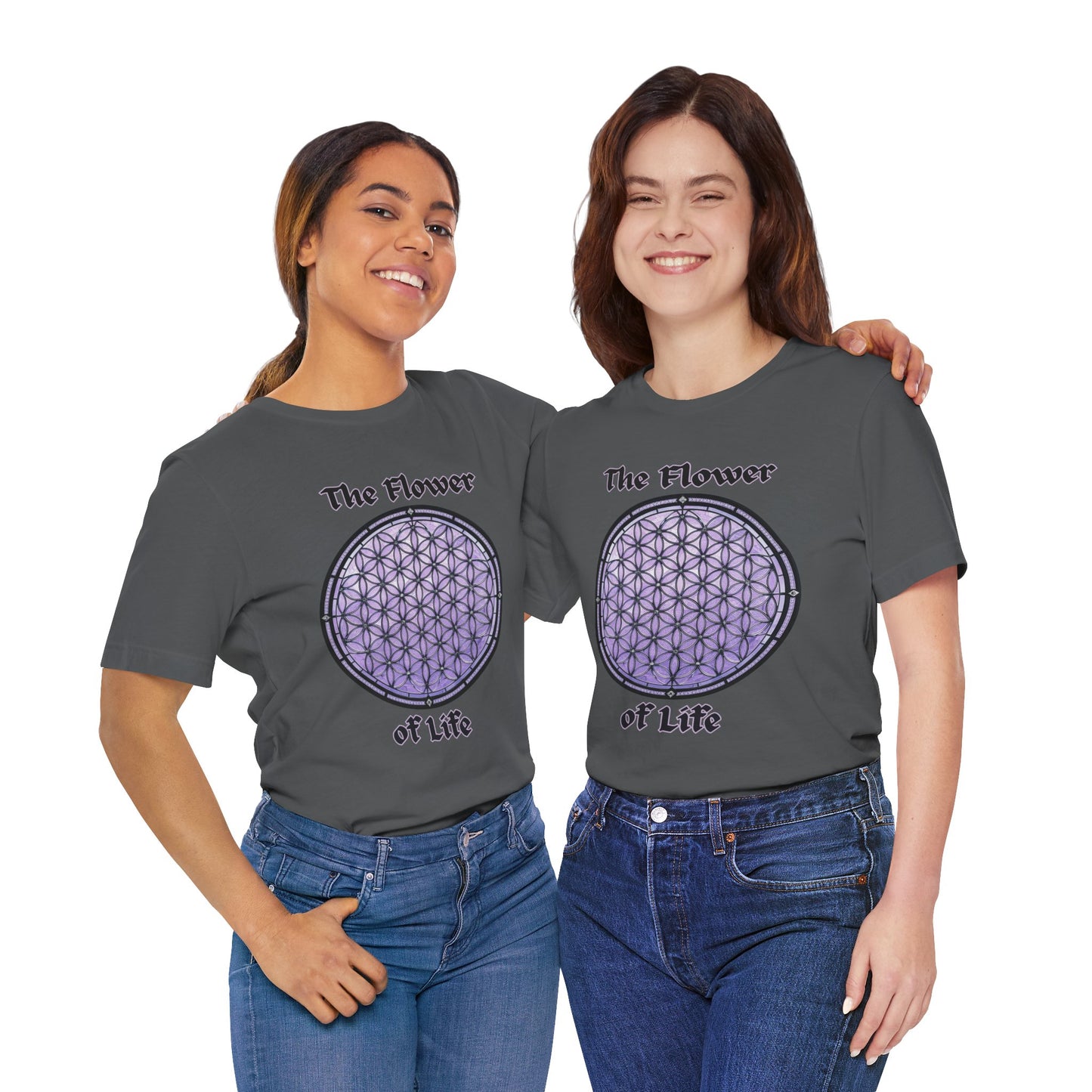 "The Flower of Life"  Gothic Graphic T-Shirt – Alt Aesthetic Poetic Goth Street-wear