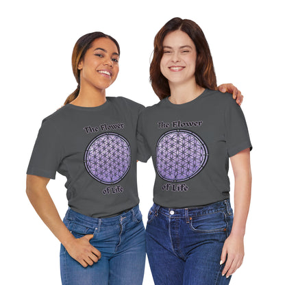 "The Flower of Life"  Gothic Graphic T-Shirt – Alt Aesthetic Poetic Goth Street-wear
