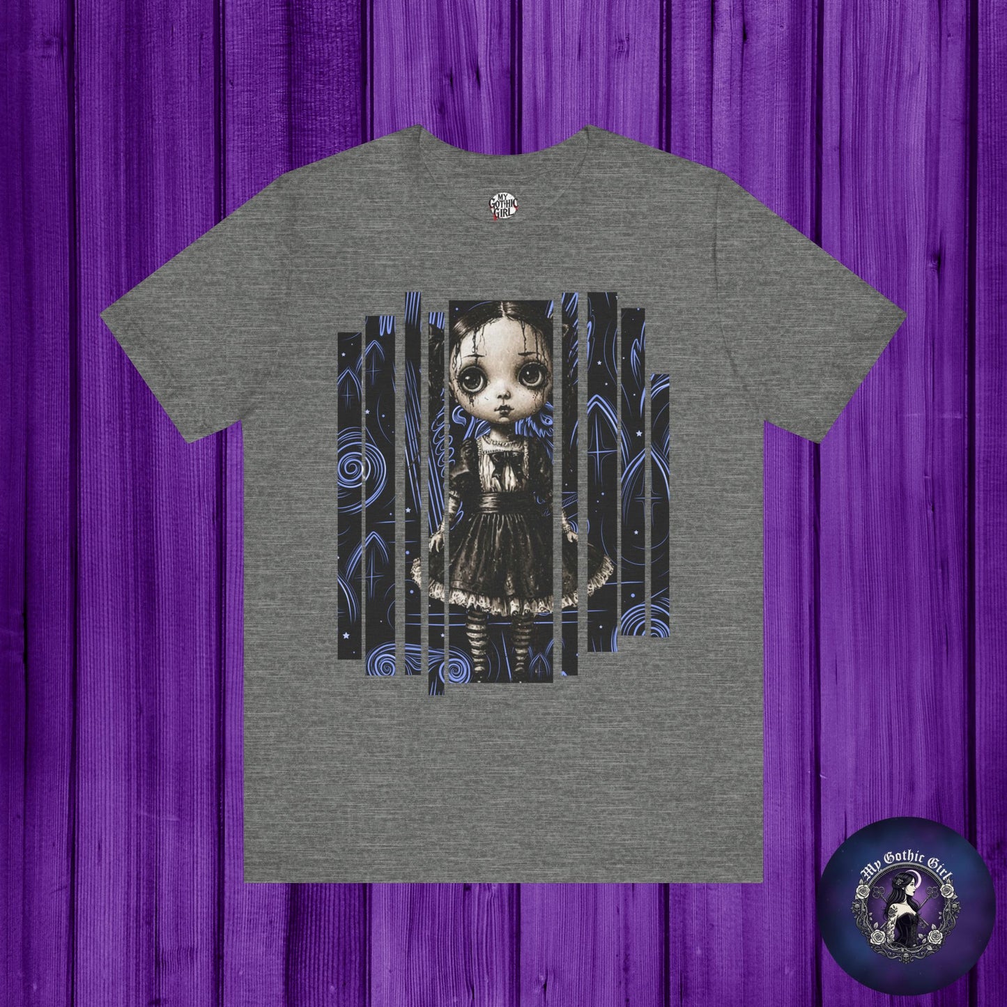 My Gothic Girl "Gothic Doll" Tee - Whimsy Goth, Gothic Fashion, Street Wear, Alt Design, Punk Fashion