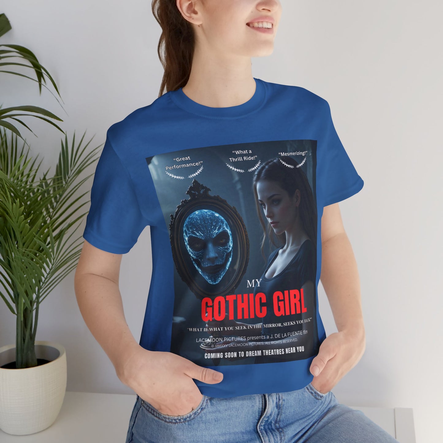 My Gothic Girl "Movie Poster" Graphic Tee – Gothic Streetwear, Whimsy Goth, Dark Poetry Alt Fashion