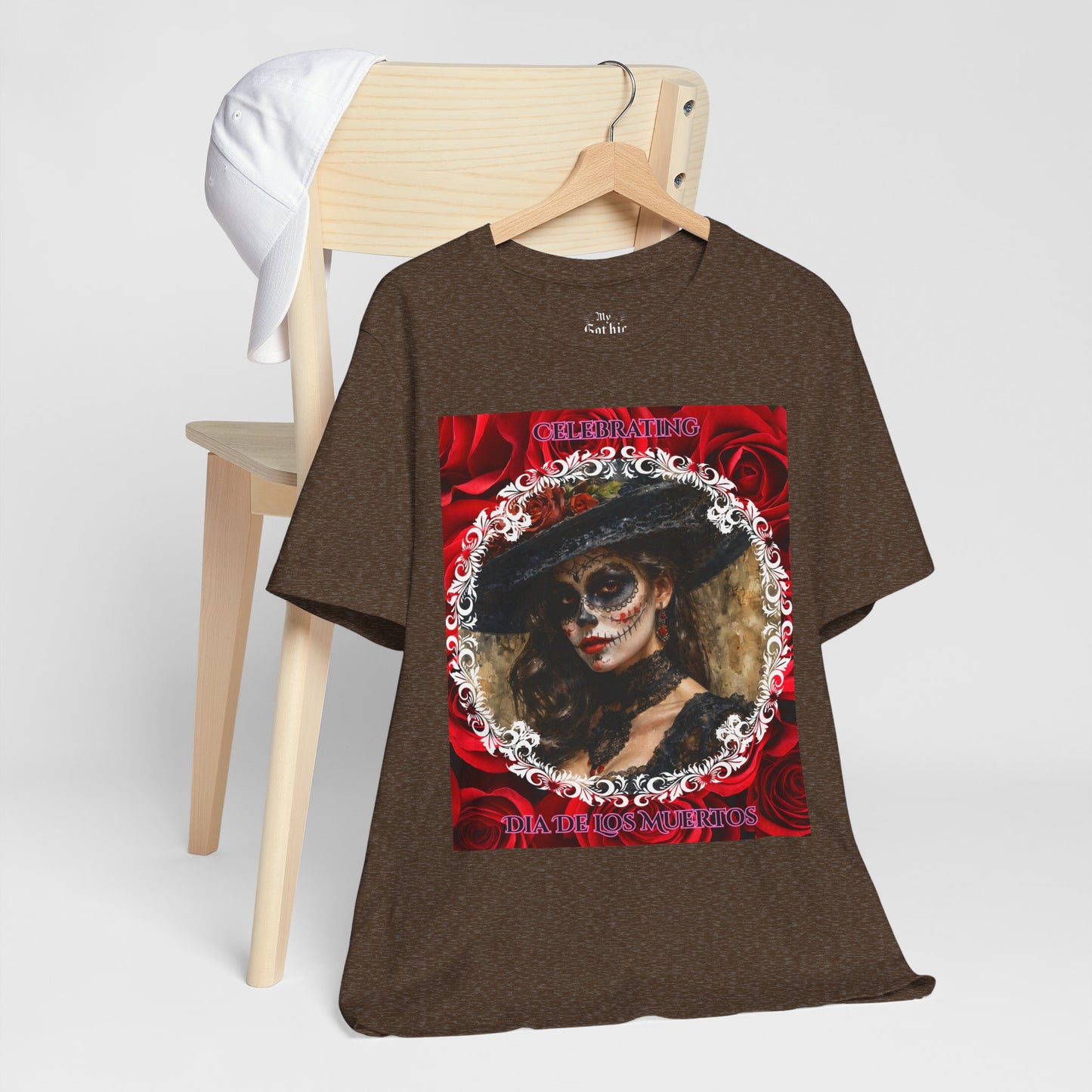 My Gothic Girl Dia De Los Muertos Graphic Tee – Gothic Streetwear, Whimsy Goth, Dark Poetry Alt Fashion
