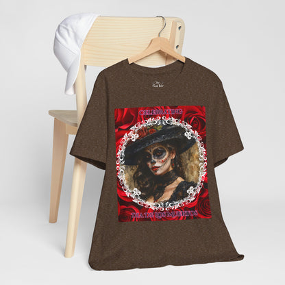 My Gothic Girl Dia De Los Muertos Graphic Tee – Gothic Streetwear, Whimsy Goth, Dark Poetry Alt Fashion
