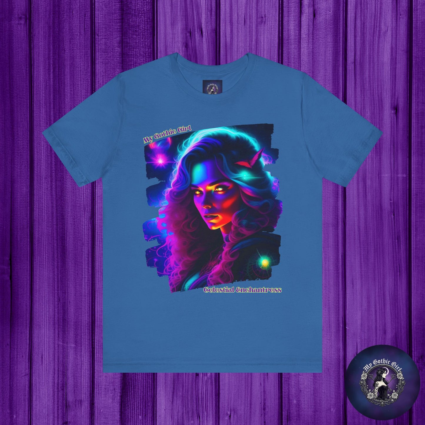 Celestial Enchantress Poetic Goth Graphic Tee – My Gothic Girl