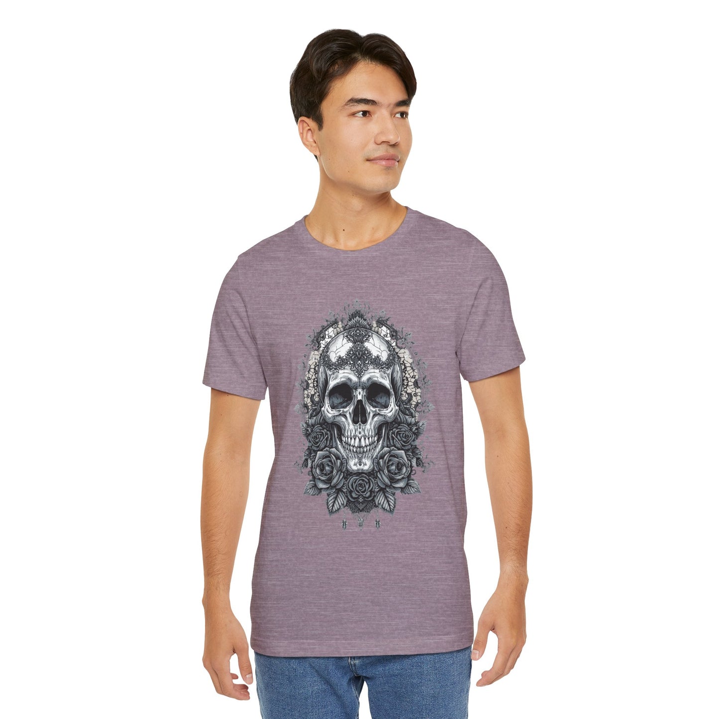 Gothic Skull Elegance T-Shirt