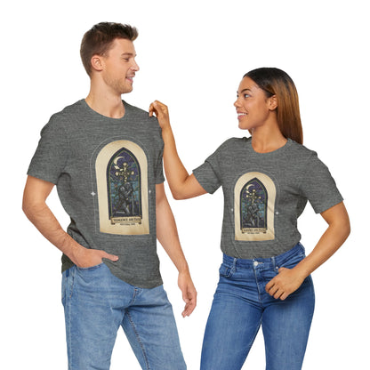 "Vengeance and Faith"  Gothic Graphic T-Shirt – Alt Aesthetic Poetic Goth Streetwear