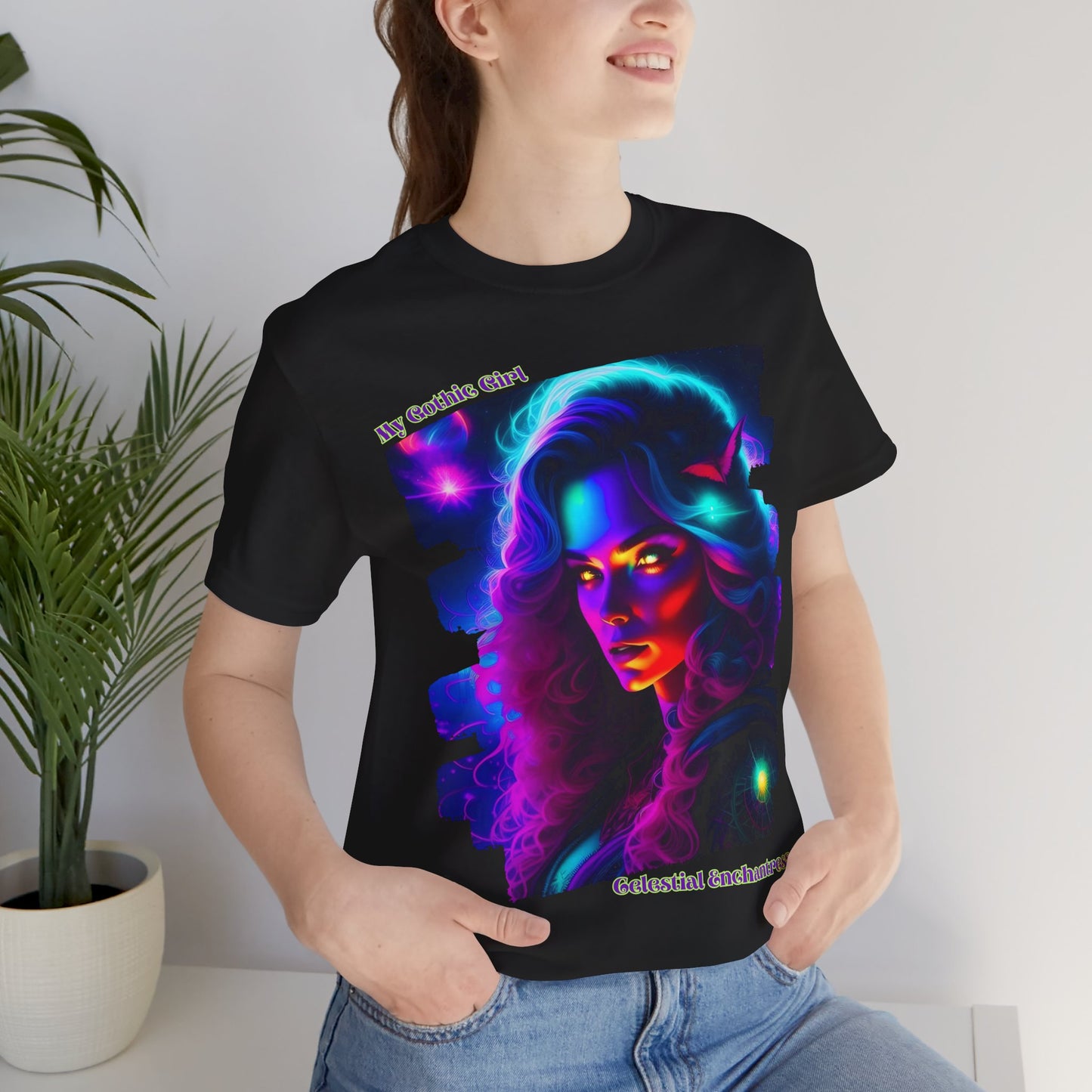 Celestial Enchantress Poetic Goth Graphic Tee – My Gothic Girl