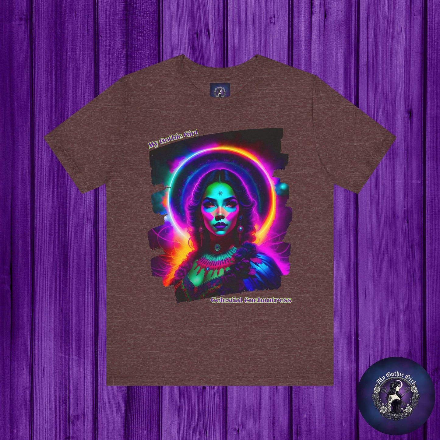 Celestial Enchantress Poetic Goth Graphic Tee – My Gothic Girl