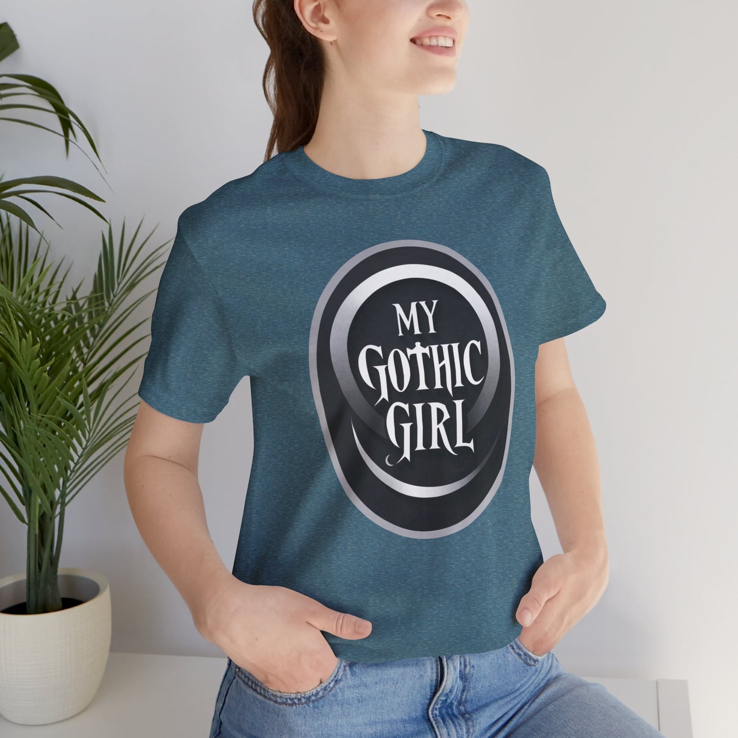 My Gothic Girl Poetic Goth Graphic Tee – Dark Alt Aesthetic Streetwear Fashion