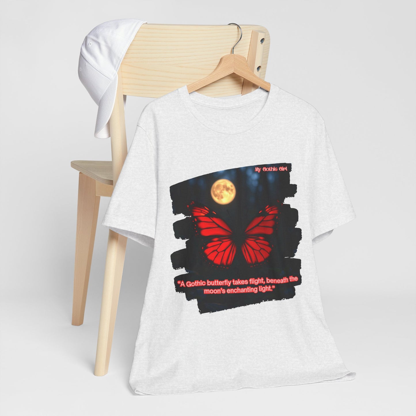 My Gothic Girl Graphic Tee – Whimsy Goth Streetwear, Dark Poetry Fashion, Alt Aesthetic Apparel