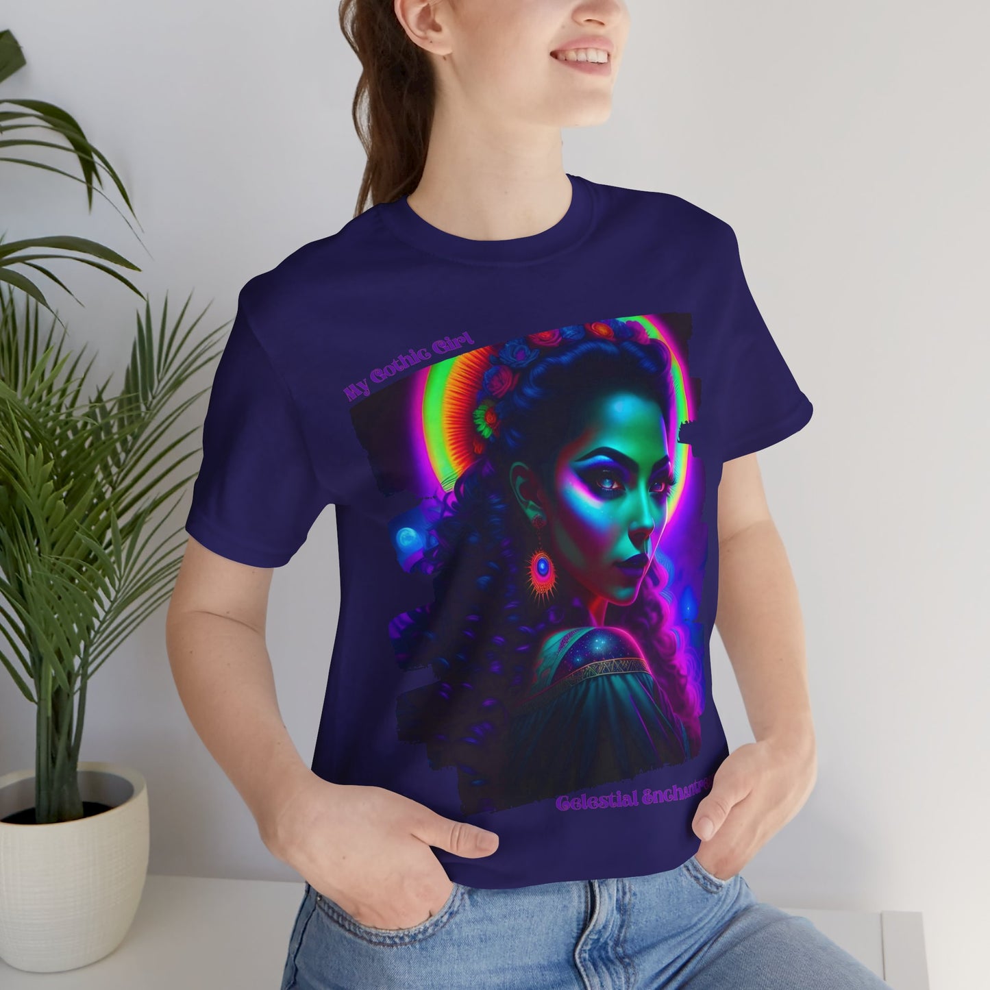 Celestial Enchantress Poetic Goth Graphic Tee – My Gothic Girl