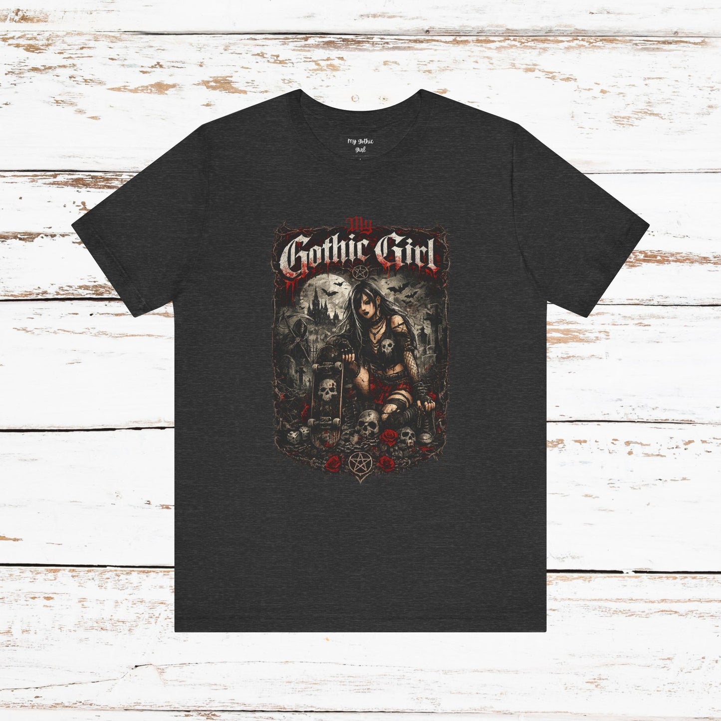 My Gothic Girl - Skater Girl Short Sleeve T Shirt