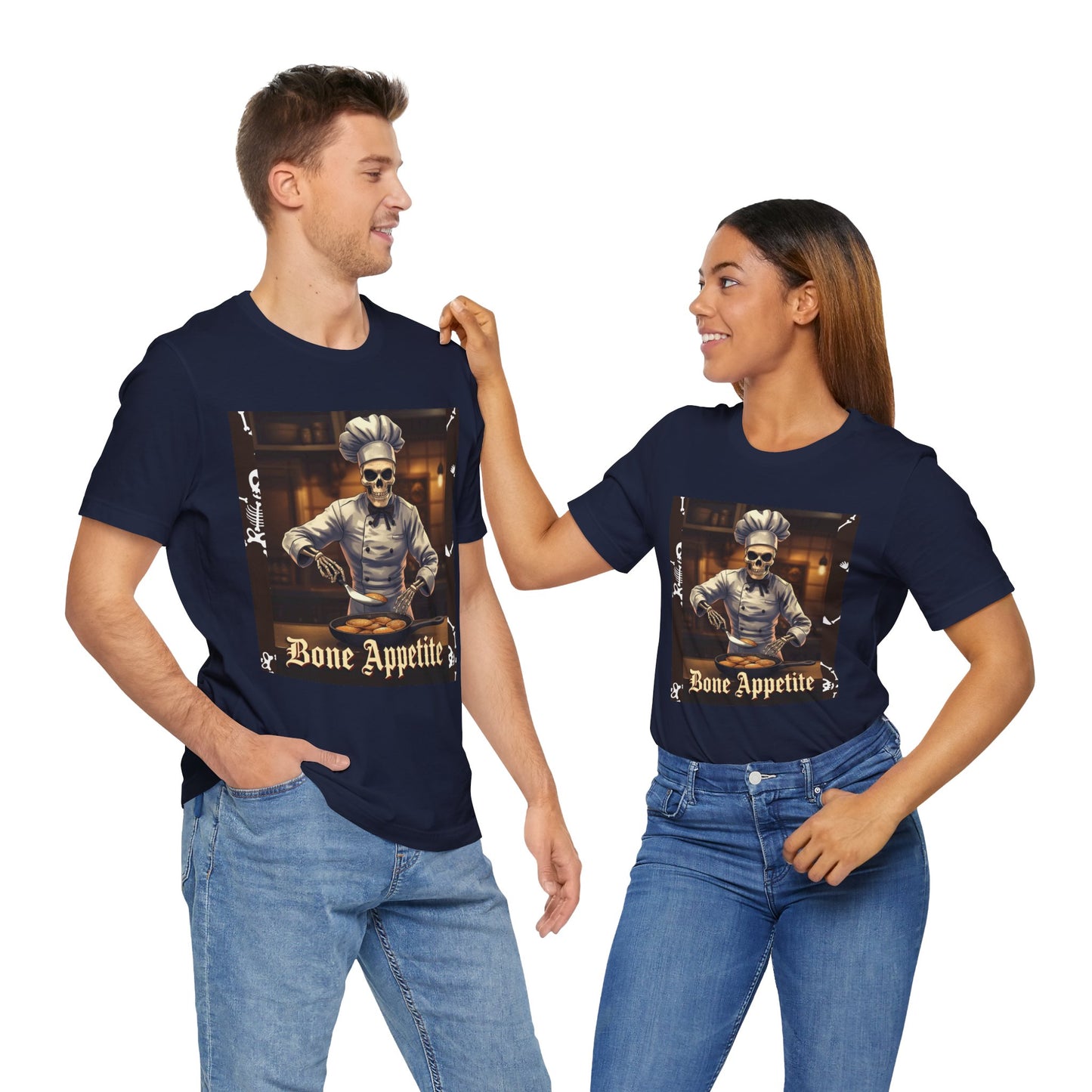 My Gothic Girl "Bone Appetite" Graphic T-Shirt Unisex Gothic Dark Fashion Casual Wear