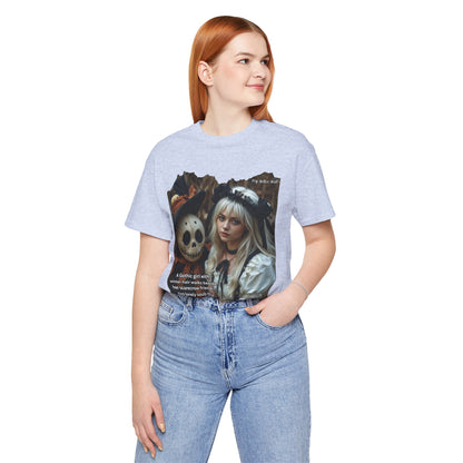 My Gothic Girl T-Shirt "Scarecrow Friend" – Whimsy Goth Streetwear, Dark Poetry Fashion, Alt Aesthetic Apparel