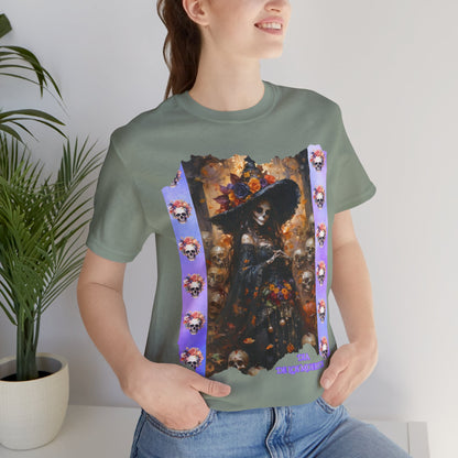 My Gothic Girl Dia De Los Muertos Graphic Tee – Gothic Streetwear, Whimsy Goth, Dark Poetry Alt Fashion