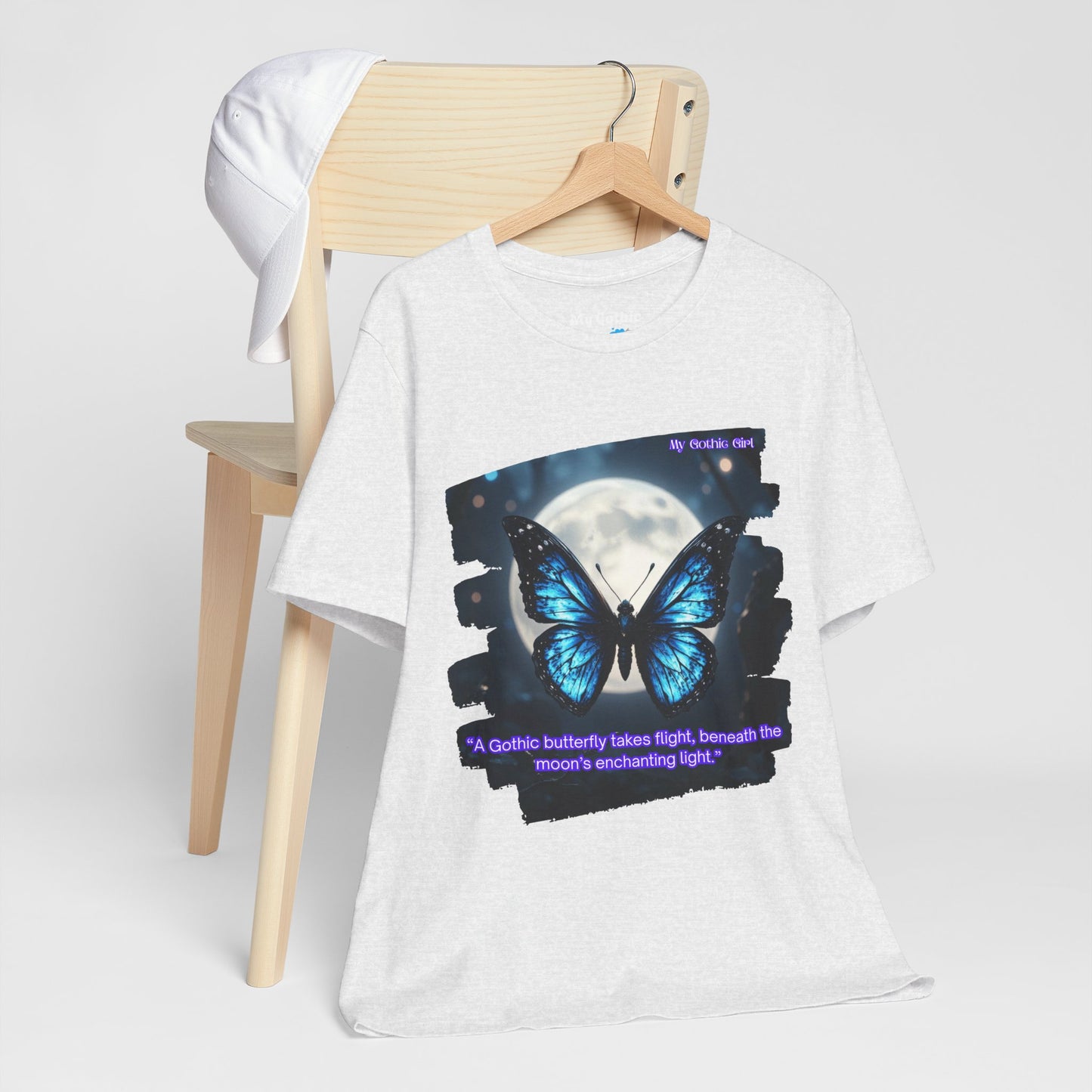 My Gothic Girl Graphic Tee – Whimsy Goth Streetwear, Dark Poetry Fashion, Alt Aesthetic Apparel
