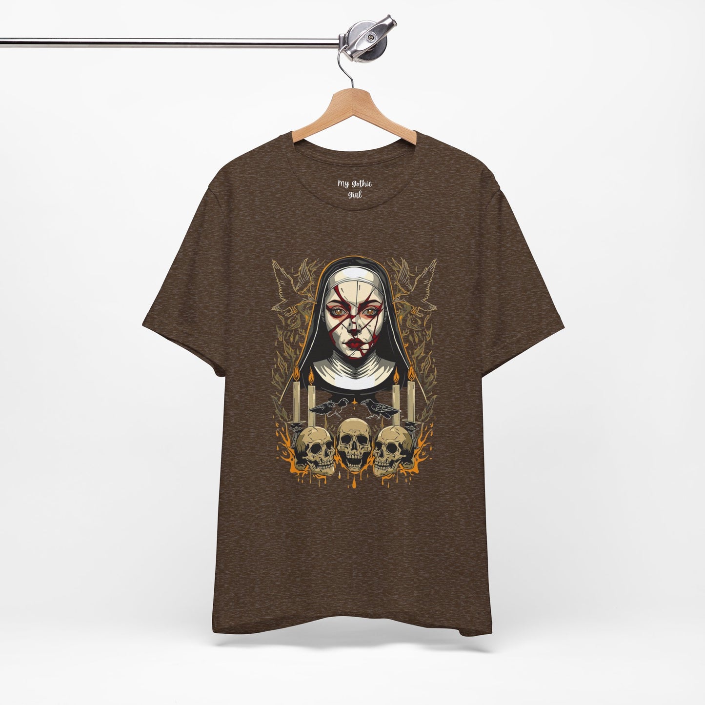 Nocturne Nun Gothic Pop Art T-Shirt