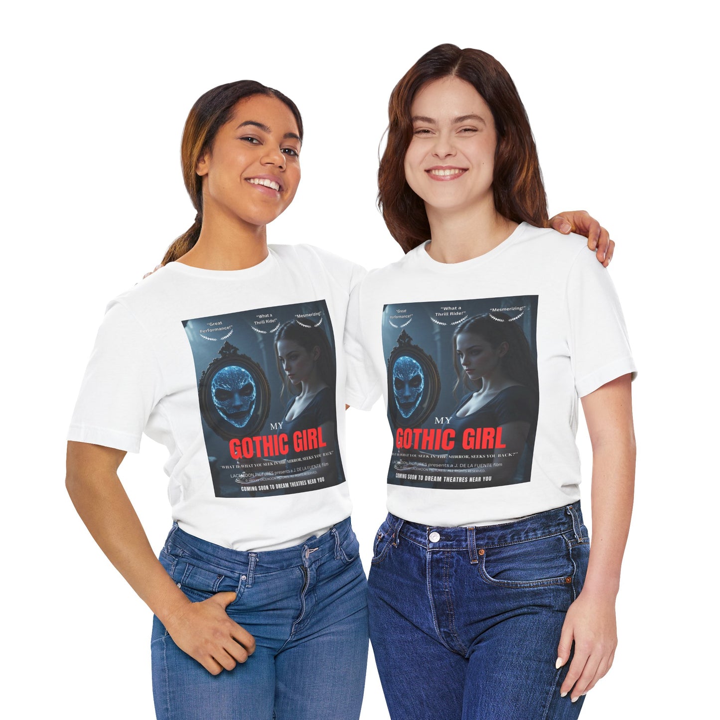My Gothic Girl "Movie Poster" Graphic Tee – Gothic Streetwear, Whimsy Goth, Dark Poetry Alt Fashion