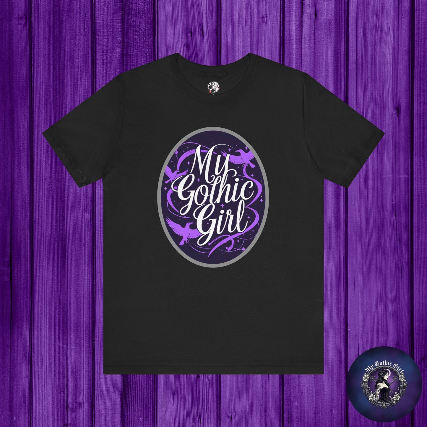 My Gothic Girl Poetic Goth Graphic Tee – Dark Alt Aesthetic Streetwear Fashion