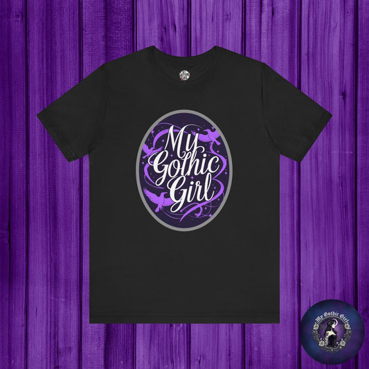 My Gothic Girl Poetic Goth Graphic Tee – Dark Alt Aesthetic Streetwear Fashion