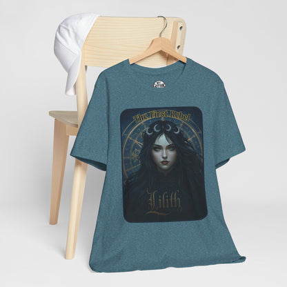 The First Rebel -"Lilith" Graphic T-Shirt – Alt Aesthetic Poetic Goth Street-wear