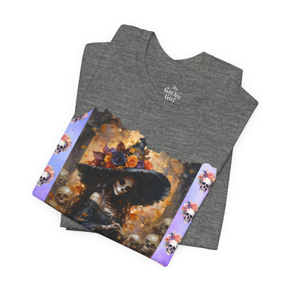 My Gothic Girl Dia De Los Muertos Graphic Tee – Gothic Streetwear, Whimsy Goth, Dark Poetry Alt Fashion