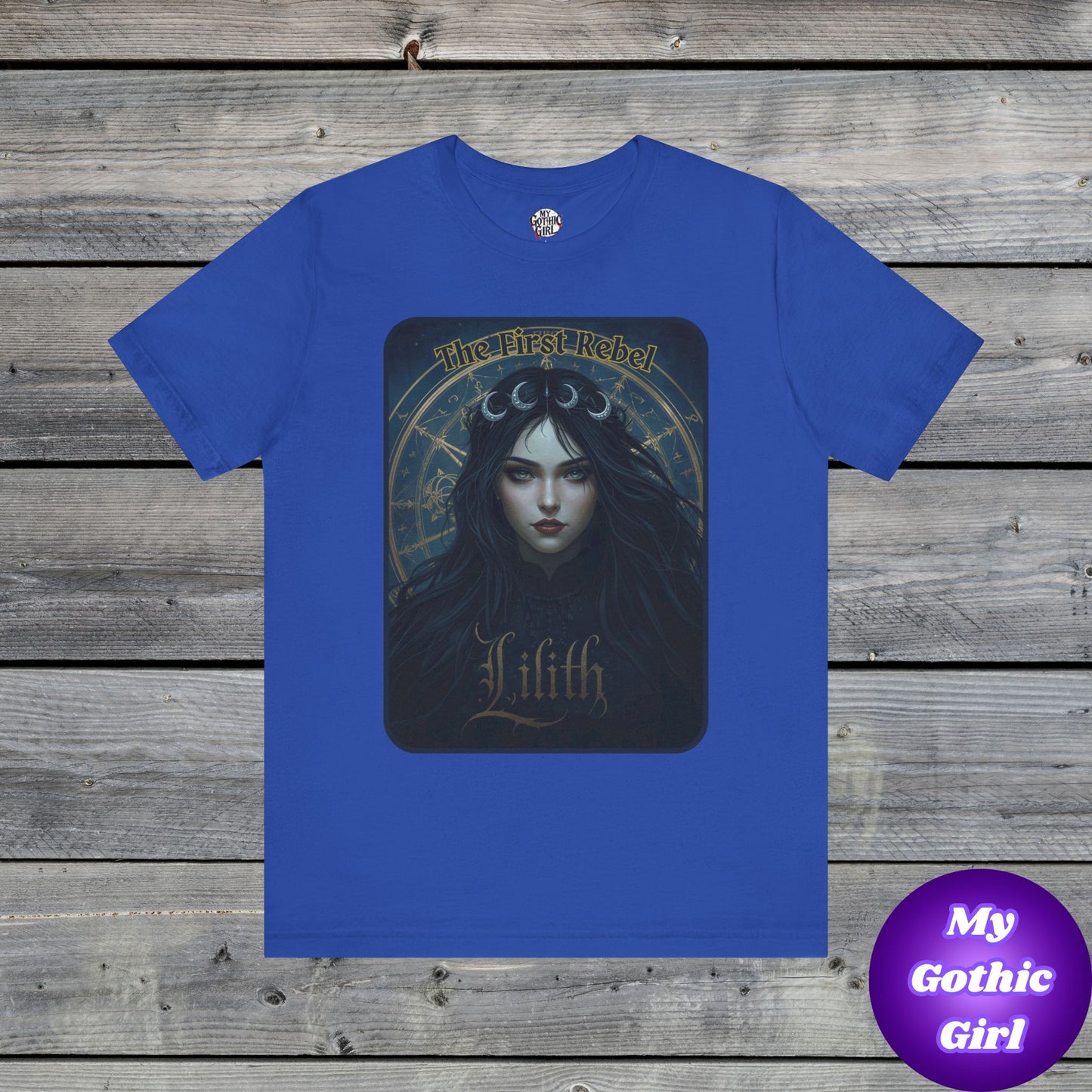 The First Rebel -"Lilith" Graphic T-Shirt – Alt Aesthetic Poetic Goth Street-wear