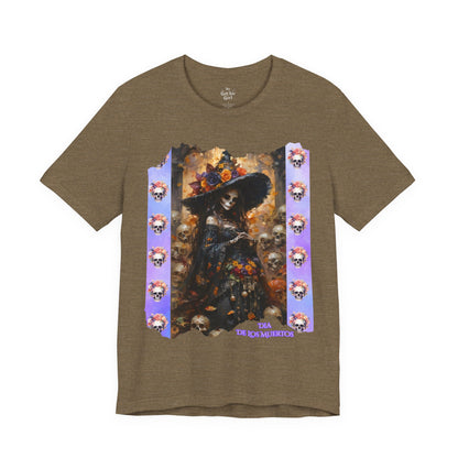 My Gothic Girl Dia De Los Muertos Graphic Tee – Gothic Streetwear, Whimsy Goth, Dark Poetry Alt Fashion