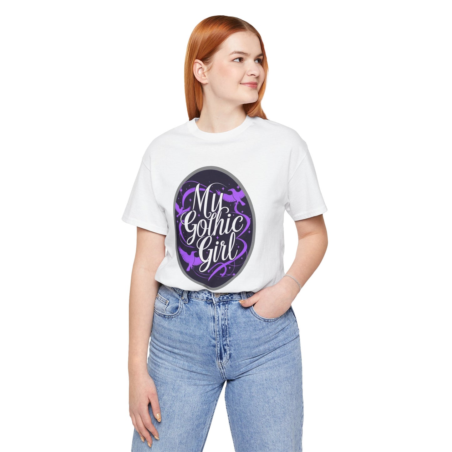 My Gothic Girl Poetic Goth Graphic Tee – Dark Alt Aesthetic Streetwear Fashion